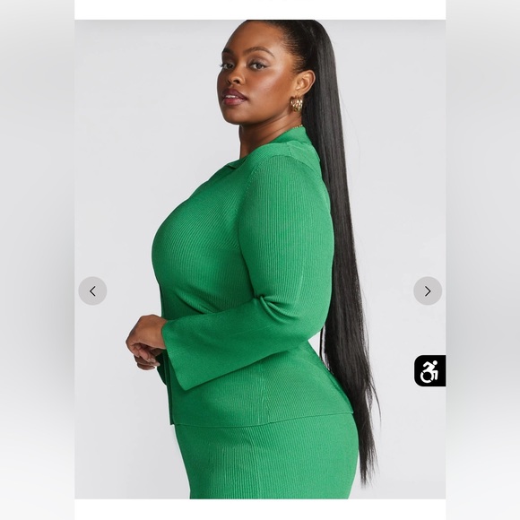 Fashion To Figure Ribbed Knit Pant Set - Picture 2 of 9